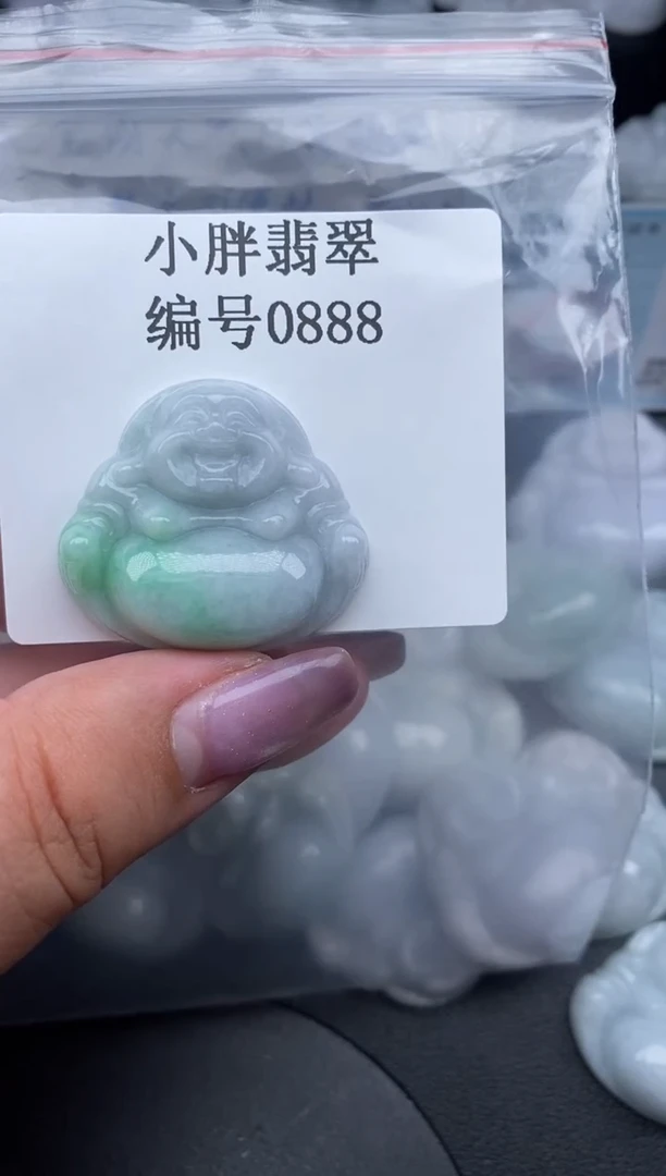 翡翠未镶嵌颈饰缅甸天然A货翡翠0888