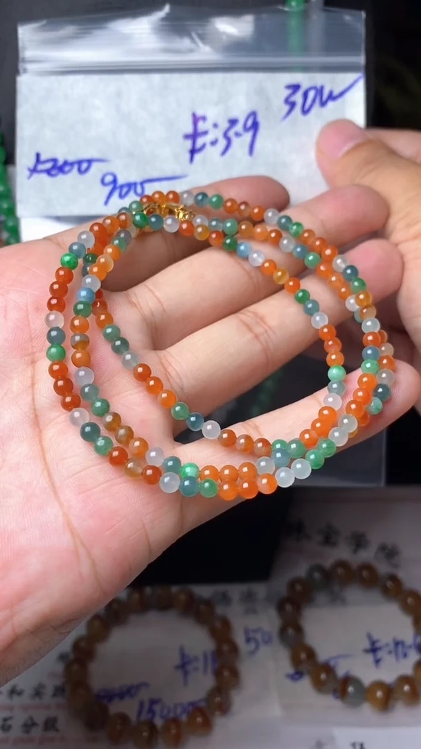 未镶嵌定制翡翠毛货需精细抛光拍一发一