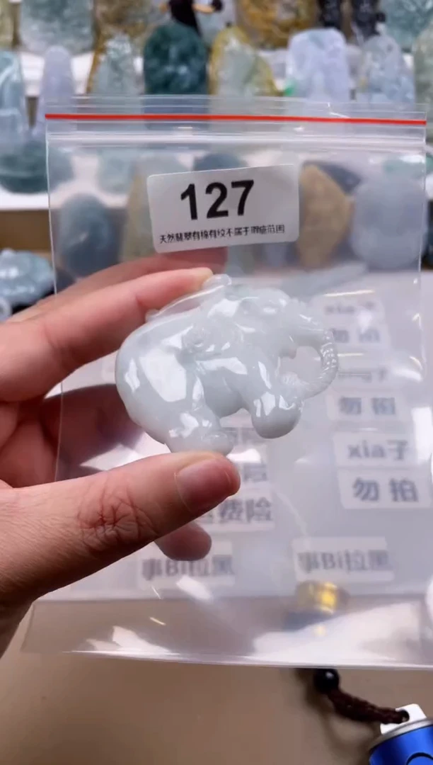 【闪购商品】翡翠颈饰未镶嵌天然缅甸A货翡翠127