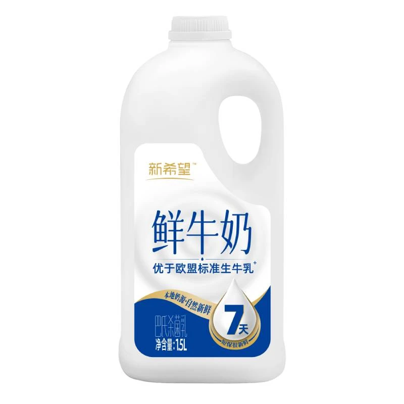 新希望桶装鲜牛奶 1.5L/桶