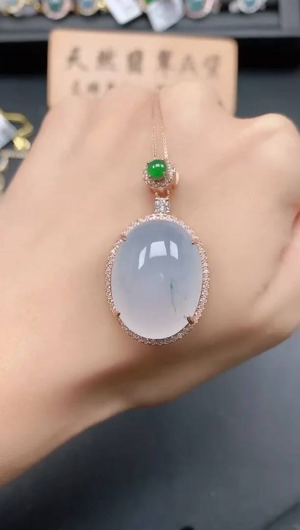 银S925镶嵌戒指翡翠111