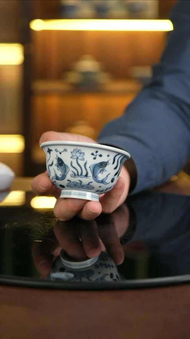 景德镇手工手绘杯
