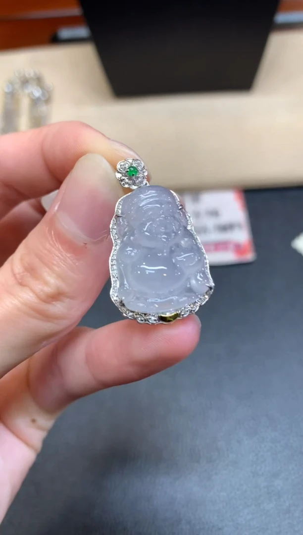 【闪购商品】翡翠颈饰18K金镶嵌【无鉴赏期】