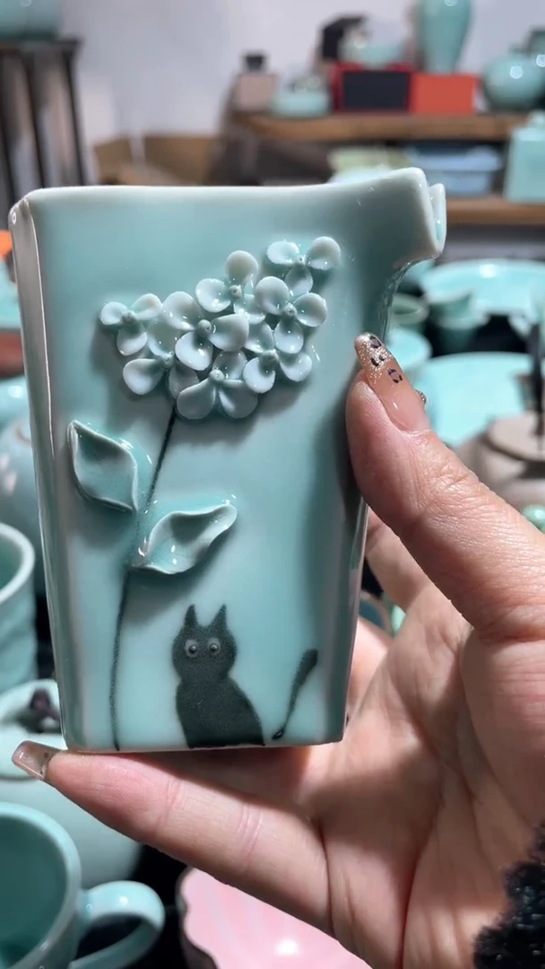 【闪购商品】特价 微瑕 慧仙青瓷