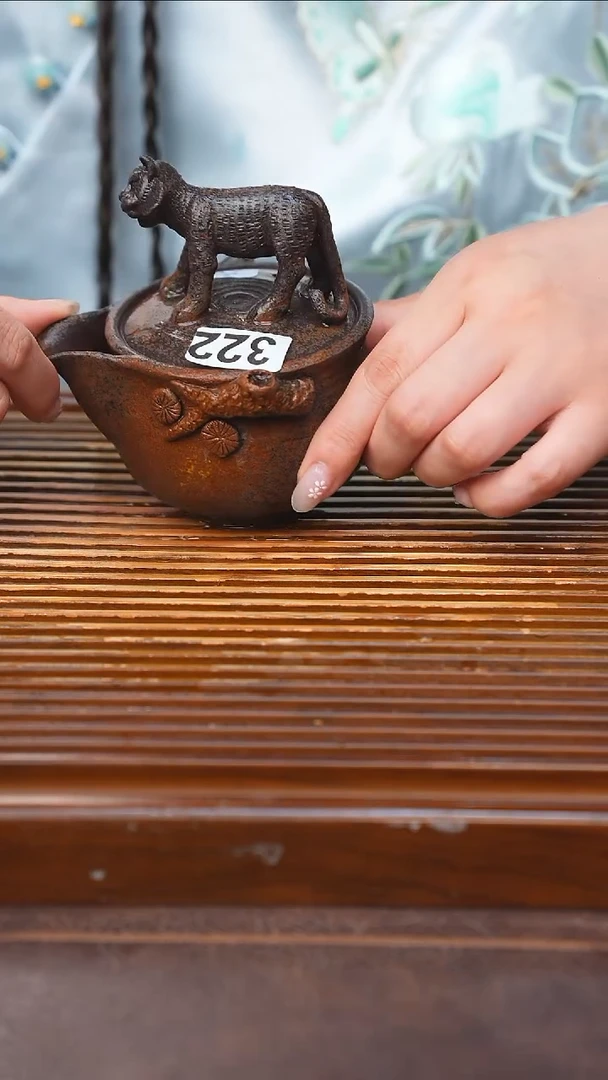 万古烧粗陶手工茶具