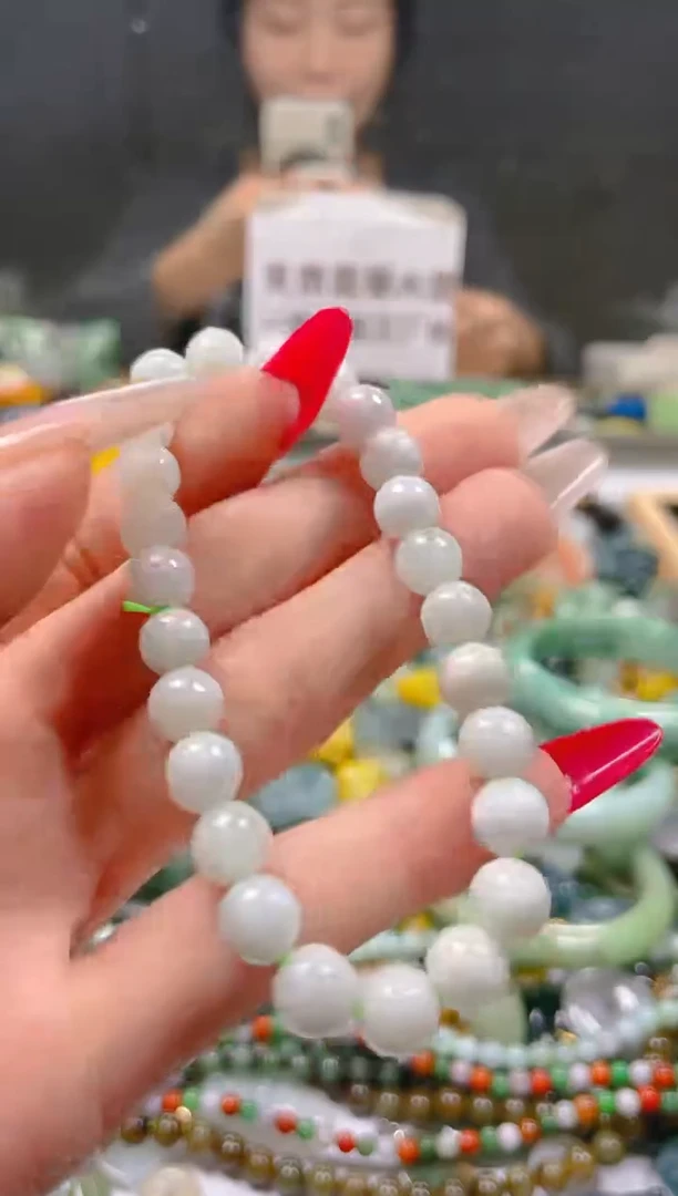 【闪购商品】翡翠颈饰未镶嵌7MM/X/翡翠A货一图一物