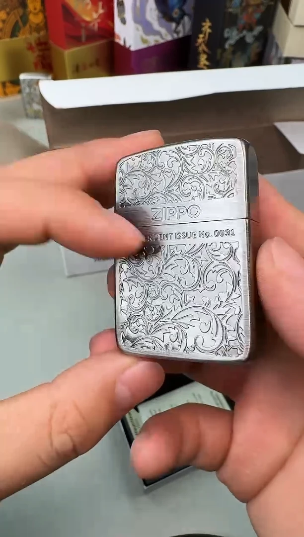 铜1941古银拉丝双面限量唐草