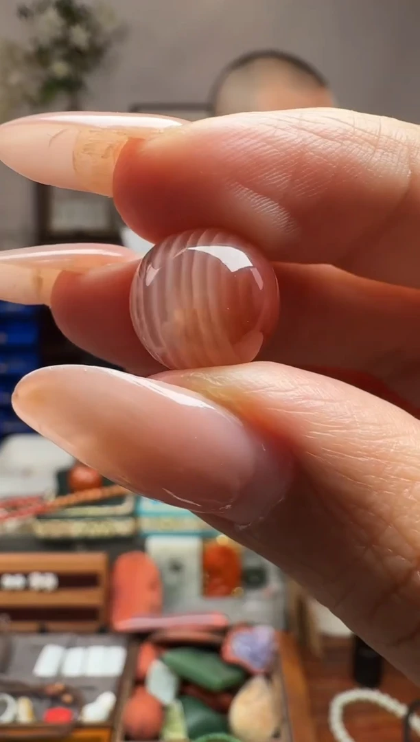 未镶嵌南红玛瑙挂件3487-12.7mm