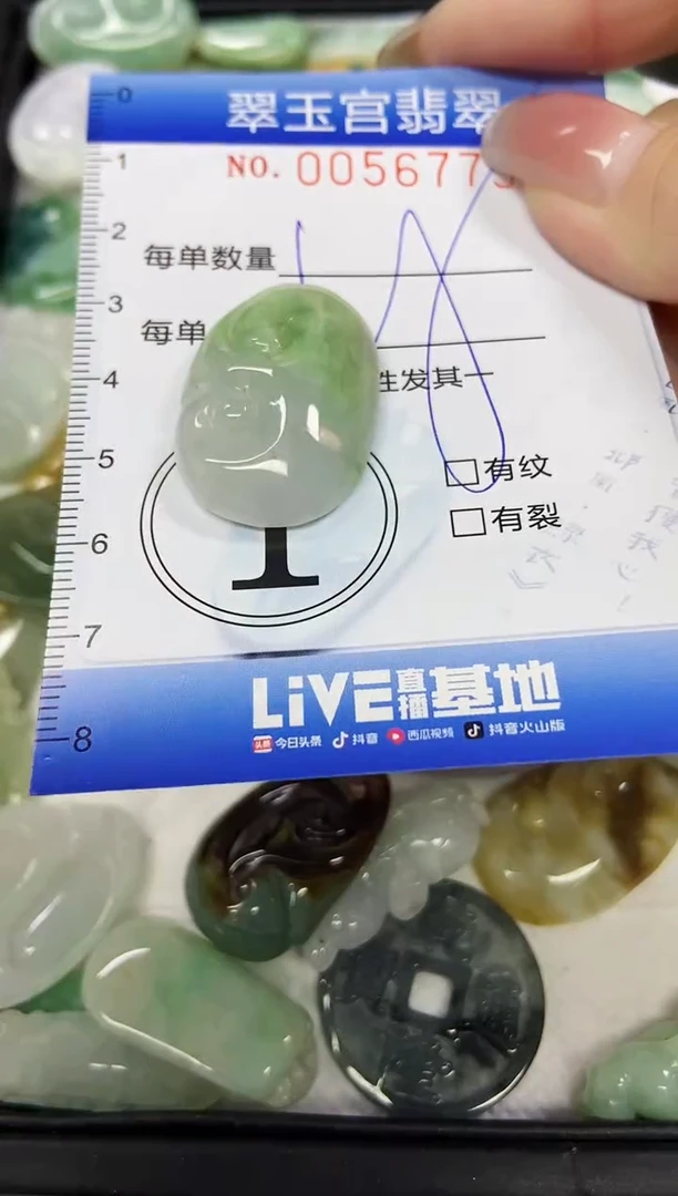 【闪购商品】翡翠颈饰未镶嵌闪购商品0056773