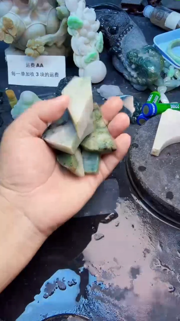 翡翠挂件未镶嵌天然翡翠109