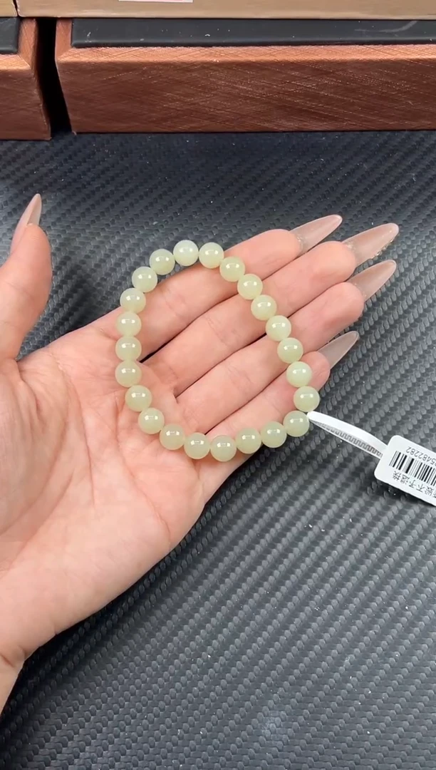 未镶嵌手串和田玉且末迪克兰二细微色差卡8