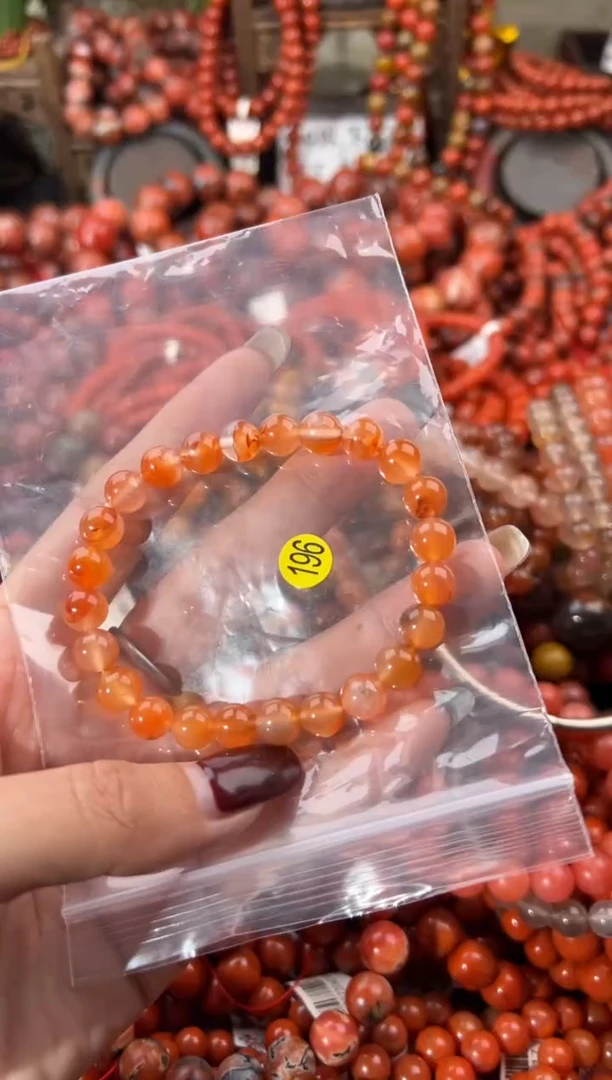 未镶嵌手串南红玛瑙8+