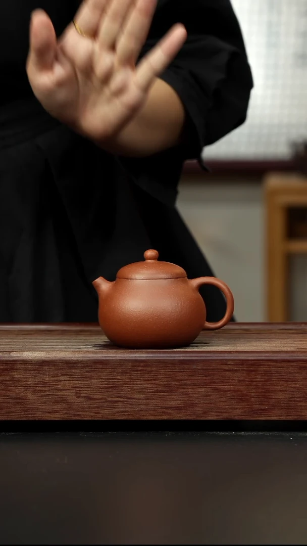 紫砂茶壶红降坡 文旦