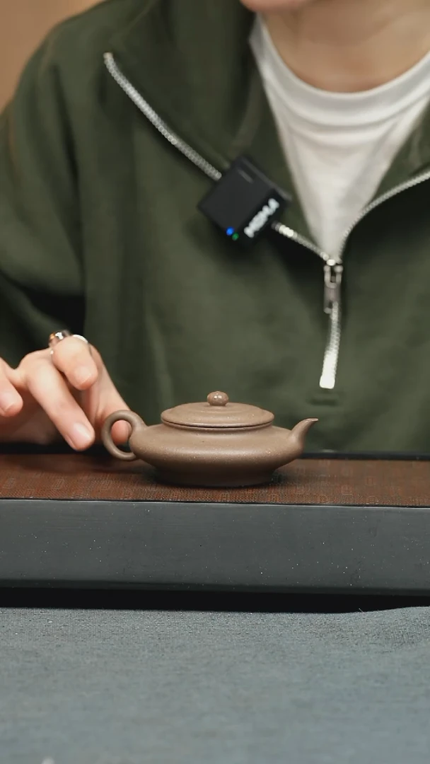 【闪购商品】紫砂茶壶五堂 虚扁-源远堂藏-大彬制