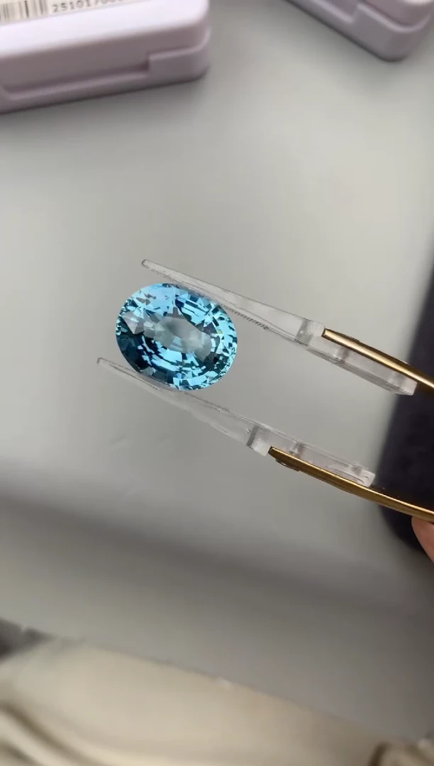 裸石海蓝宝石9.8ct海蓝宝 FE 定制