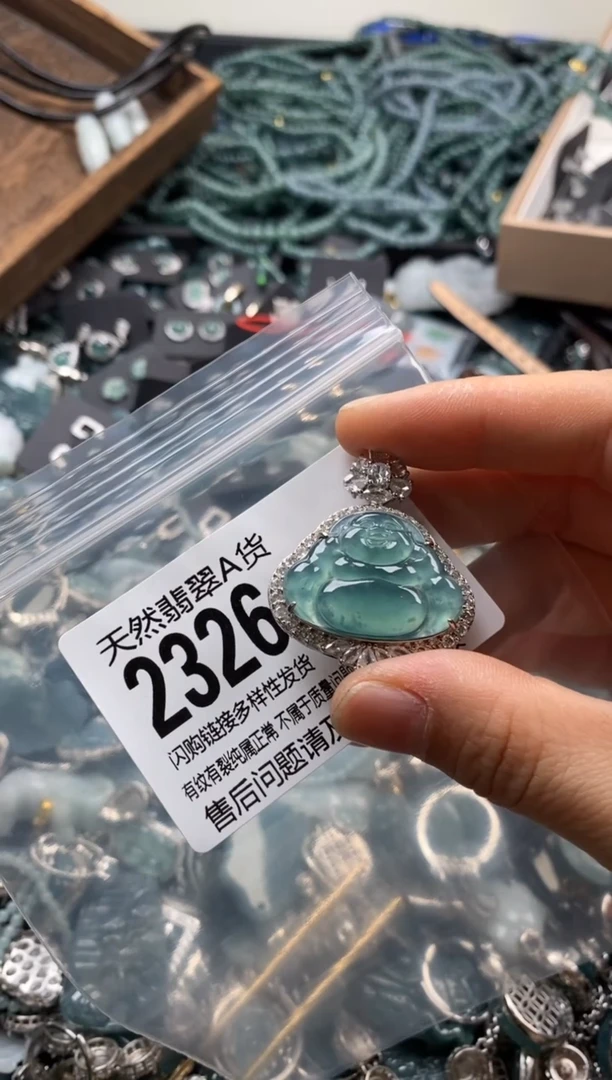 【闪购商品】翡翠颈饰未镶嵌翡翠2326