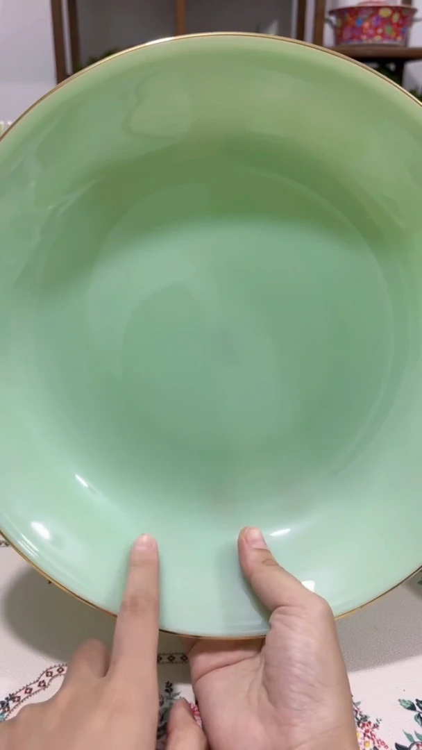 瓷   12英寸玉瓷深盘1个【贝美】