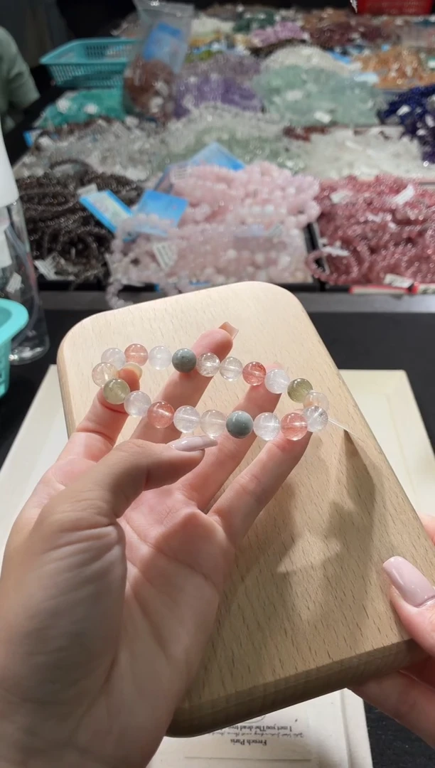 未镶嵌手链水晶443号 多样性发一L  9+