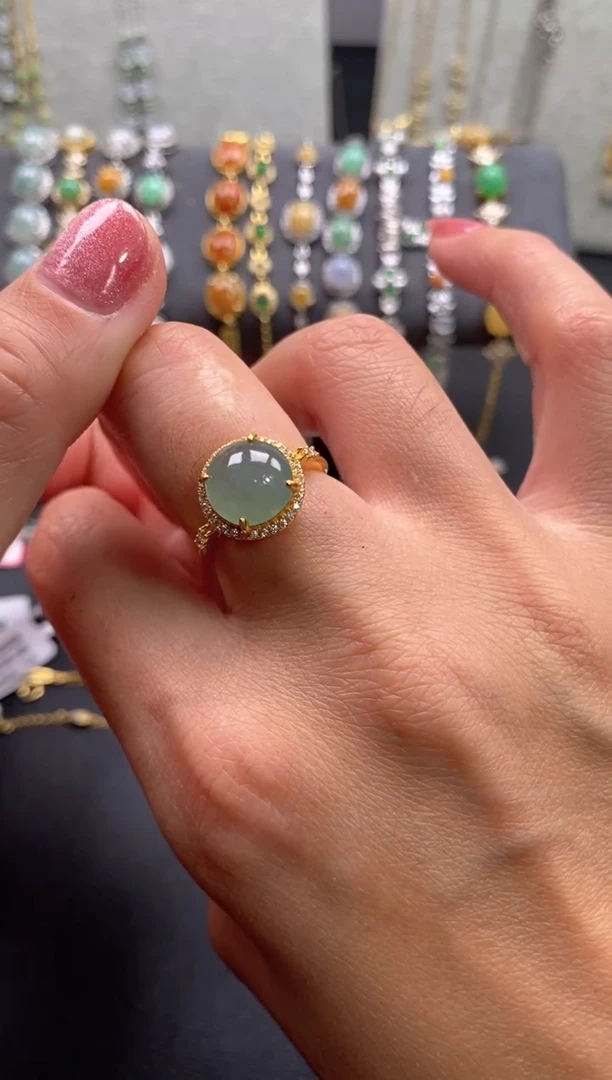 【闪购商品】翡翠戒指银S925镶嵌111111111111111