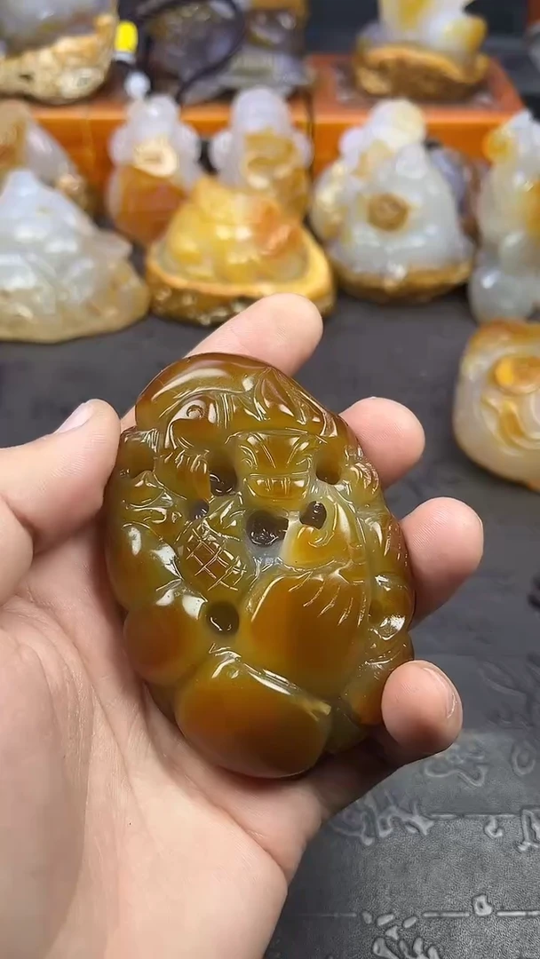 【闪购商品】玛瑙/玉髓手把未镶嵌1