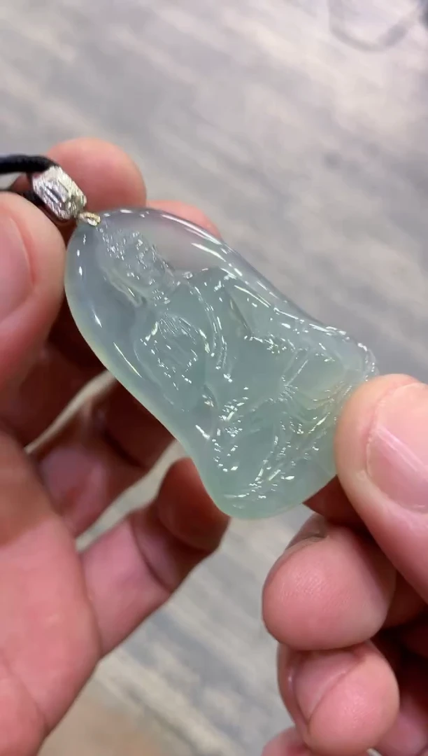 颈饰未镶嵌翡翠天然A货翡翠