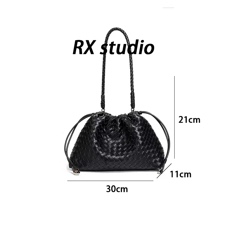 【南沙瑞熙】QYX-2520-黑色-轻奢小众设计感时尚百搭女士包