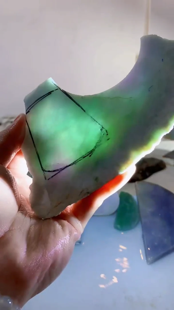 颈饰未镶嵌翡翠缅甸A货翡翠415