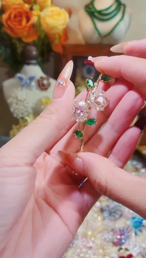 合成立方氧化锆铜合金小梅花