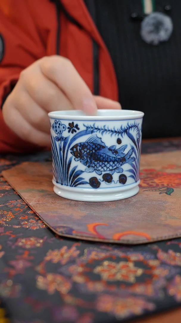 鱼藻纹荣天杯11111