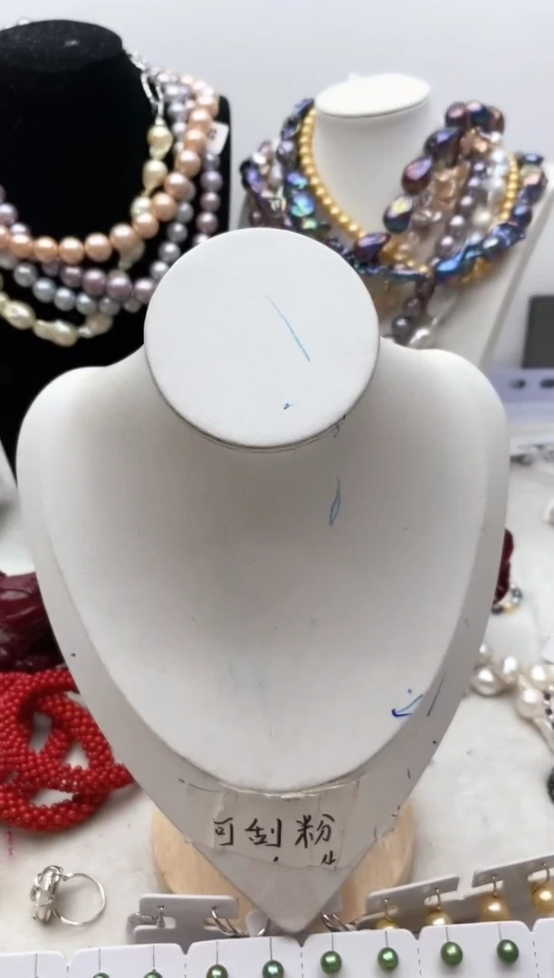 【闪购商品】淡水珍珠颈饰钛钢35