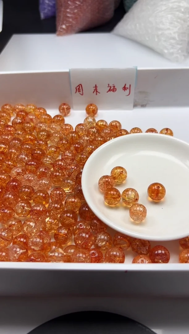 颈饰未镶嵌水晶w1794金橙阿塞14mm*10颗