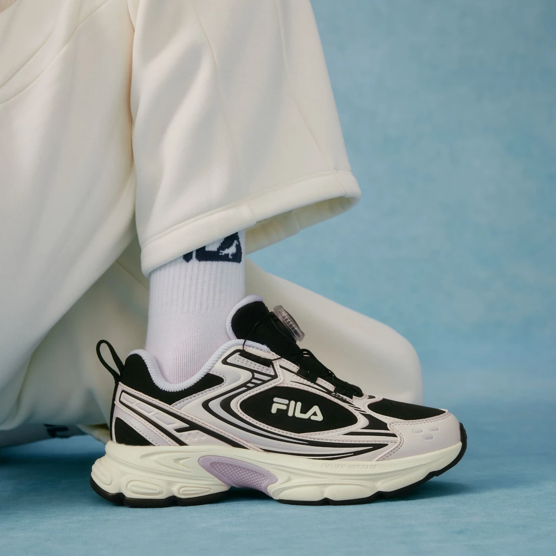 Fila/斐乐【双11特惠】【天马加绒】儿童软底回弹运动鞋K55B541106