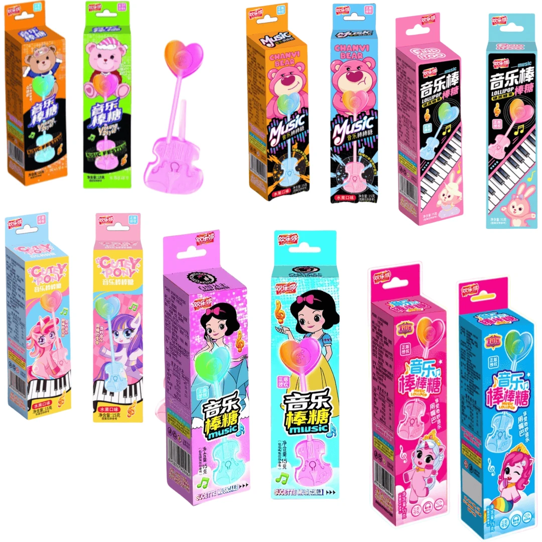 [音乐糖]汤姆猫和卡片巴拉音乐棒棒糖组合礼物糖果 骨传导音乐