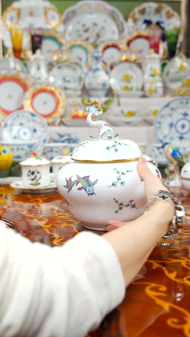 摆件米多家中古瓷器如图所示161