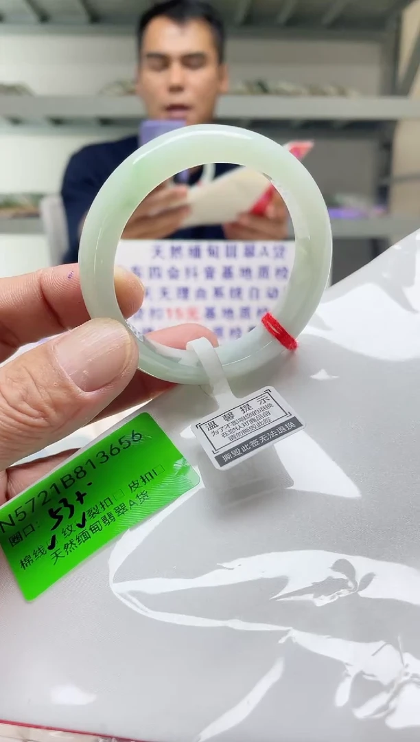 未镶嵌手镯翡翠53+/13656