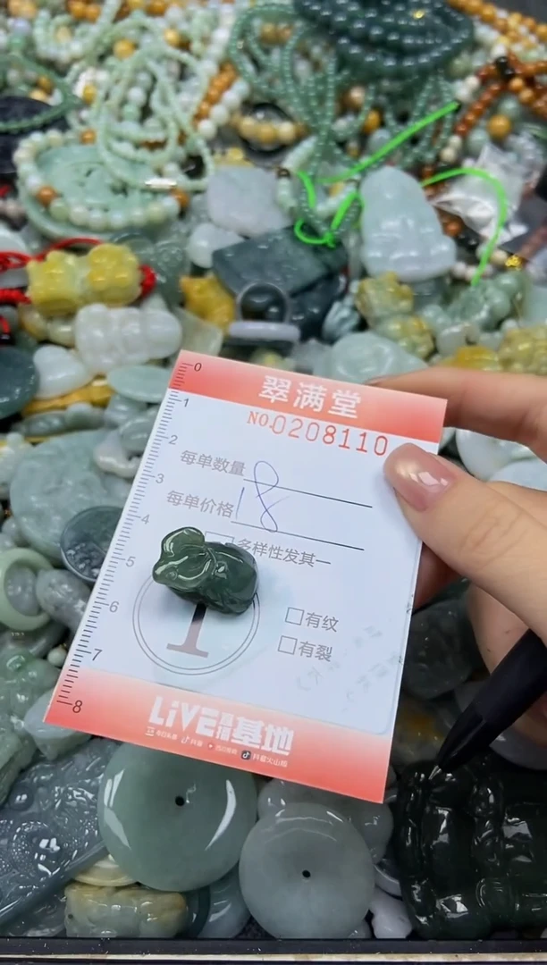 颈饰未镶嵌翡翠闪购0208110