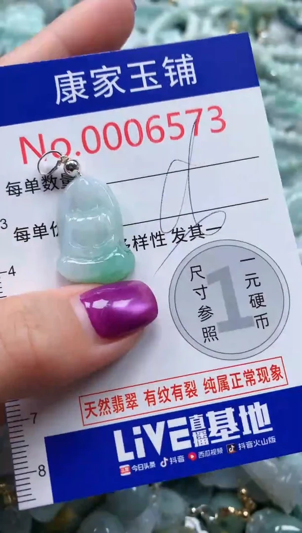 颈饰未镶嵌翡翠6573