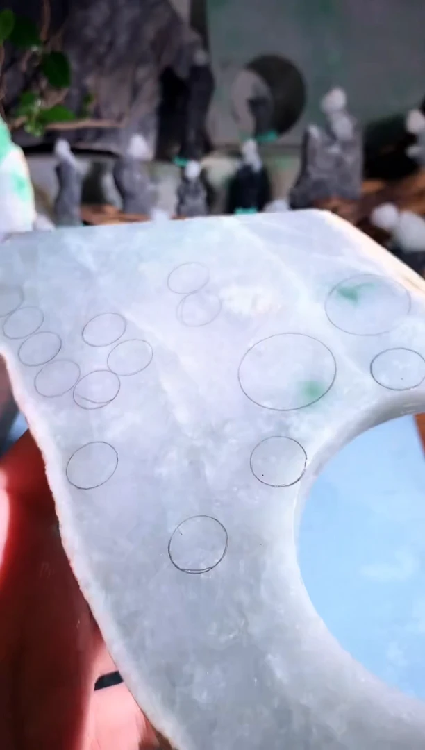 翡翠未镶嵌吊坠(不含链)E368