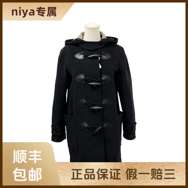 妃鱼/博柏利/羊毛/大衣/95新/凡3/4