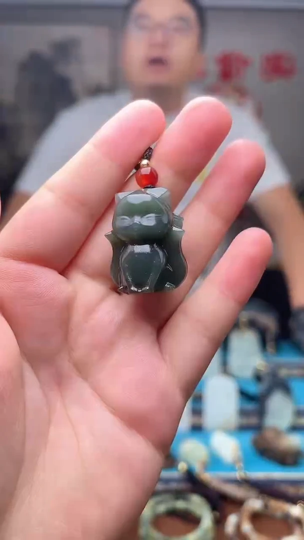 和田玉未镶嵌挂件1