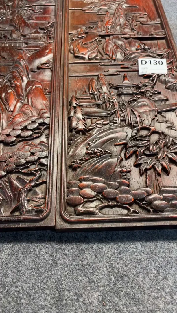 【闪购商品】花梨木类拆件雕刻板 以直播间截图为准D130