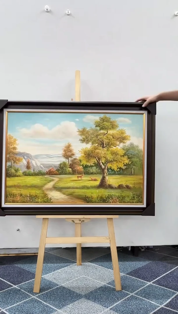 国画王东圃-油画山水作品