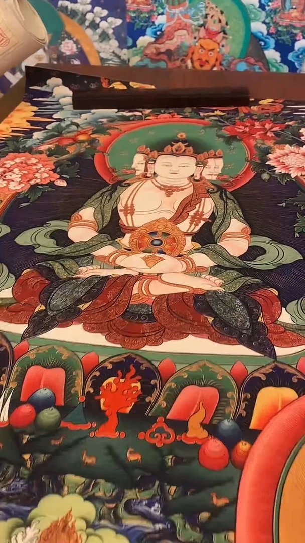 装裱画精美唐卡tk16120