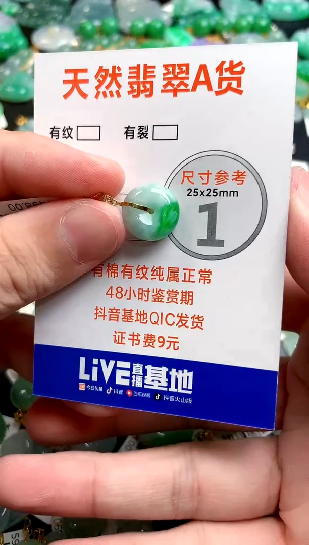 颈饰18K金镶嵌翡翠0500039887