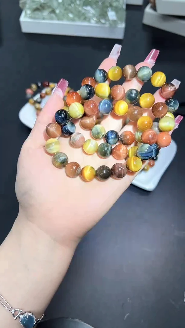 【闪购商品】石英质玉手串未镶嵌13M多样性发其一/1条默认微瑕