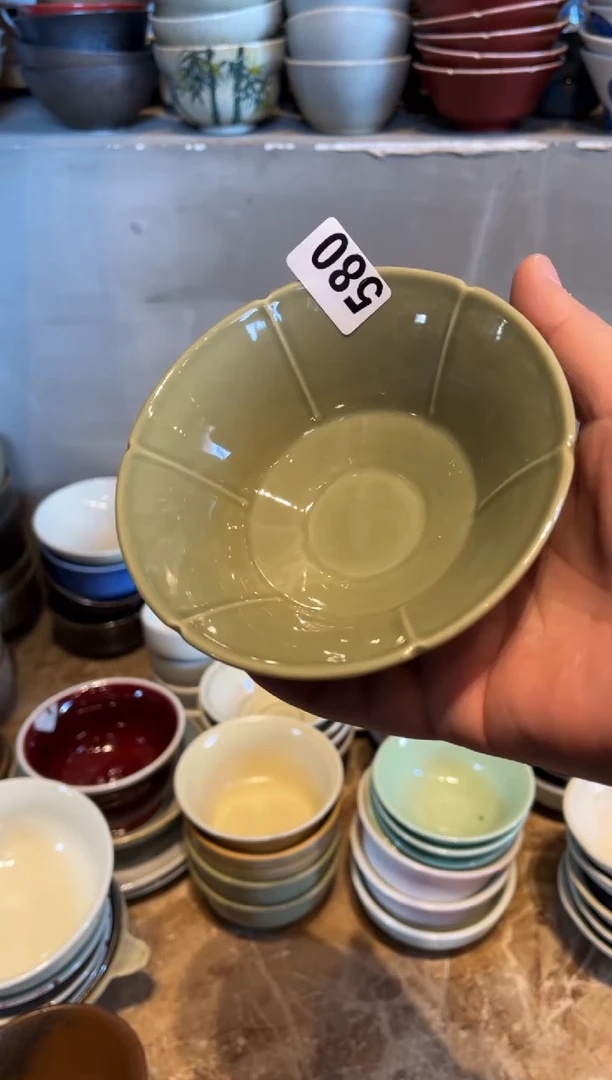 【闪购商品】瓷片580，梅子青花瓣碗米饭碗