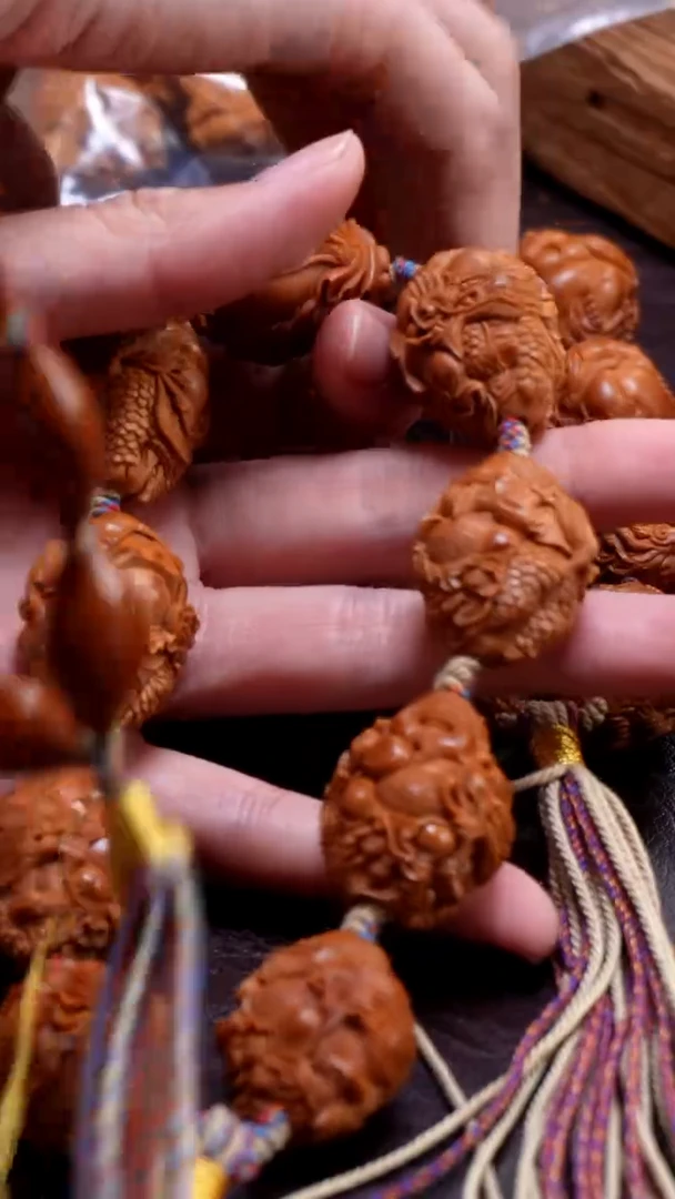 手串/手链橄榄核龙财神