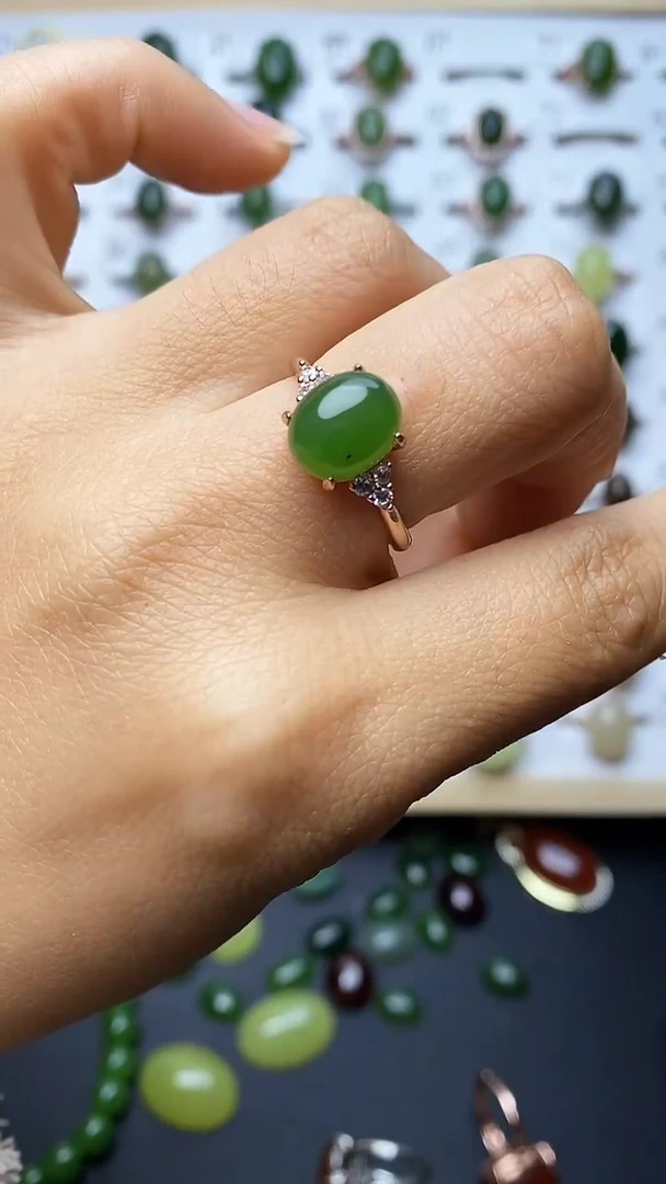 【闪购商品】和田玉戒指未镶嵌1