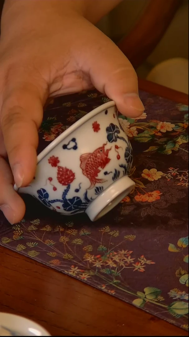 杯手工手绘杯杯很美丽