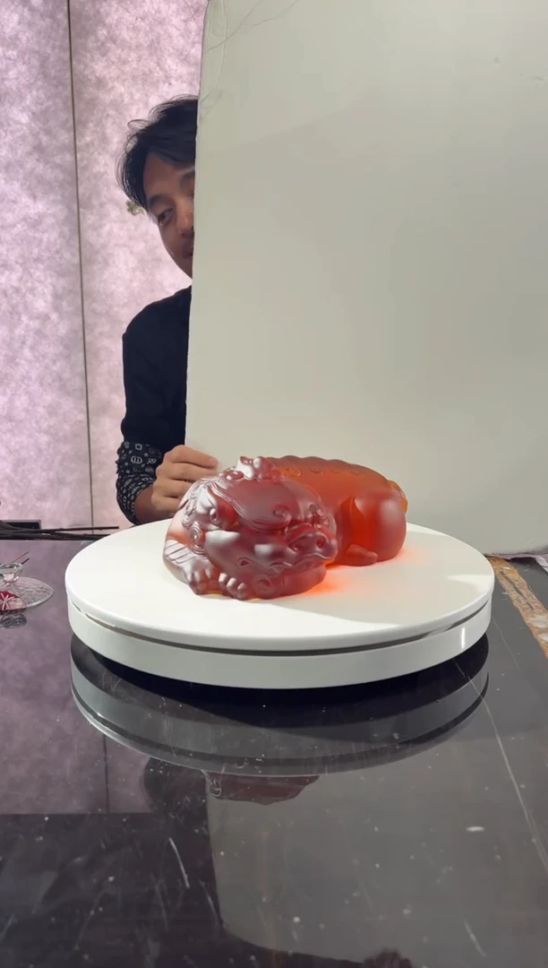 摆件璨石美学蜜蜡卧福貔貅